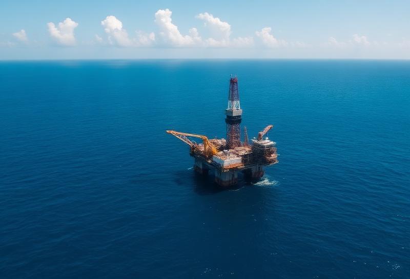 Plataforma offshore de petróleo